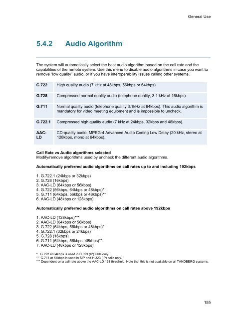 TANDBERG Edge 95-85-75 MXP User Manual (F5).pdf - Expoficina