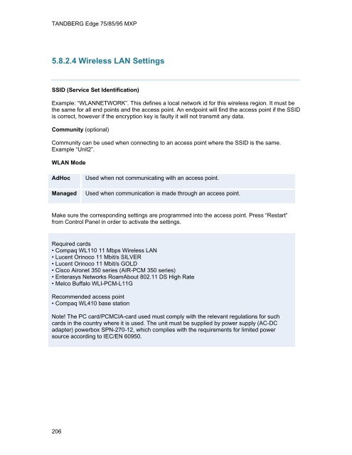 TANDBERG Edge 95-85-75 MXP User Manual (F5).pdf - Expoficina