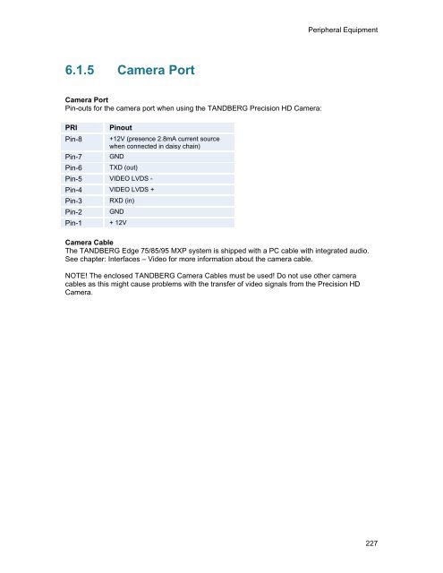 TANDBERG Edge 95-85-75 MXP User Manual (F5).pdf - Expoficina