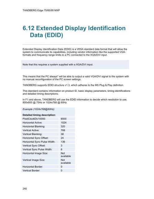 TANDBERG Edge 95-85-75 MXP User Manual (F5).pdf - Expoficina