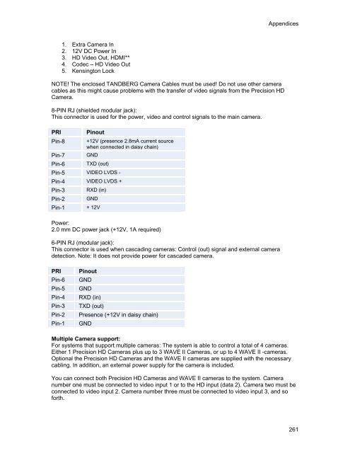 TANDBERG Edge 95-85-75 MXP User Manual (F5).pdf - Expoficina