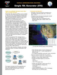 Simple TDL Generator (STG) - data link test tools