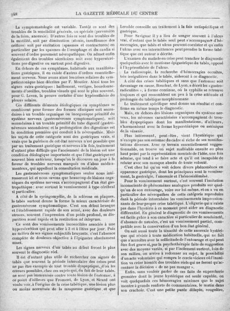 La Gazette mÃ©dicale du Centre