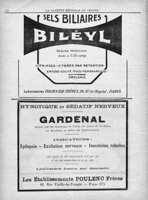 La Gazette mÃ©dicale du Centre