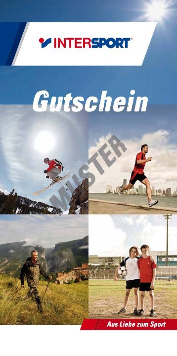 Muster-Gutschein - Intersport