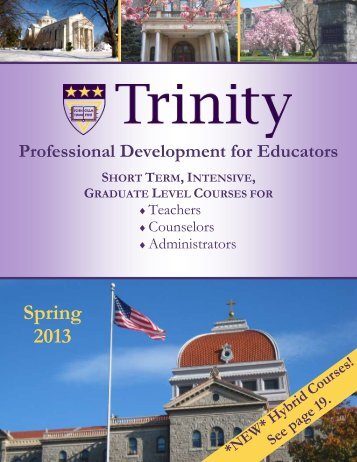 Current Schedule - Trinity Washington University