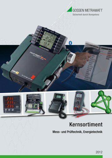 Kernsortiment - Gossen-Metrawatt