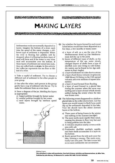 teaching - Earth Science Teachers' Association