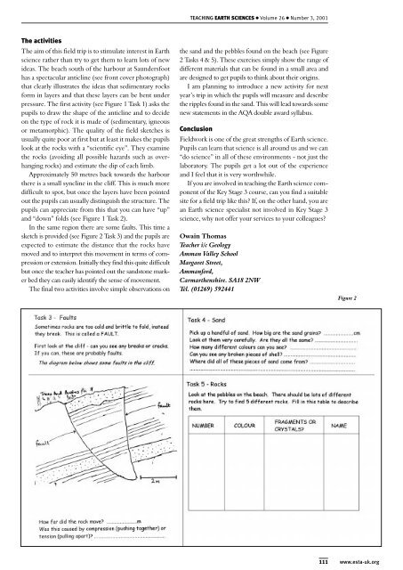 teaching - Earth Science Teachers' Association