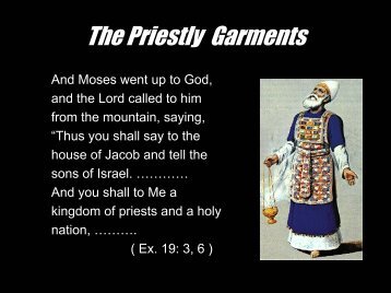 The Priestly Garments