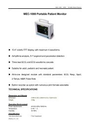 MEC-1000 Portable Patient Monitor