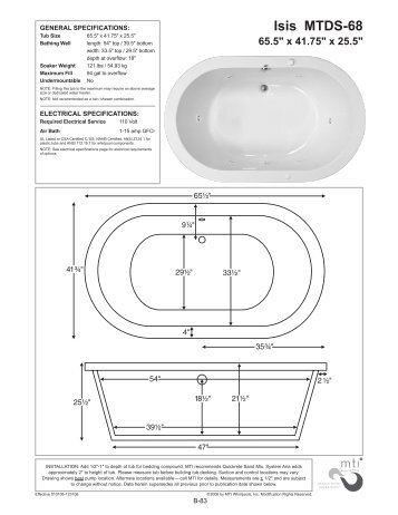 Isis MTDS-68 - Designer Plumbing