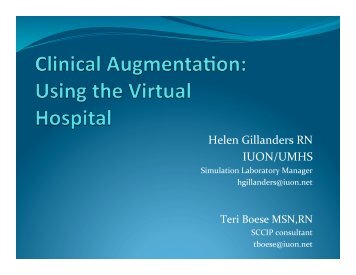 Virtual Hospital Powerpoint 3