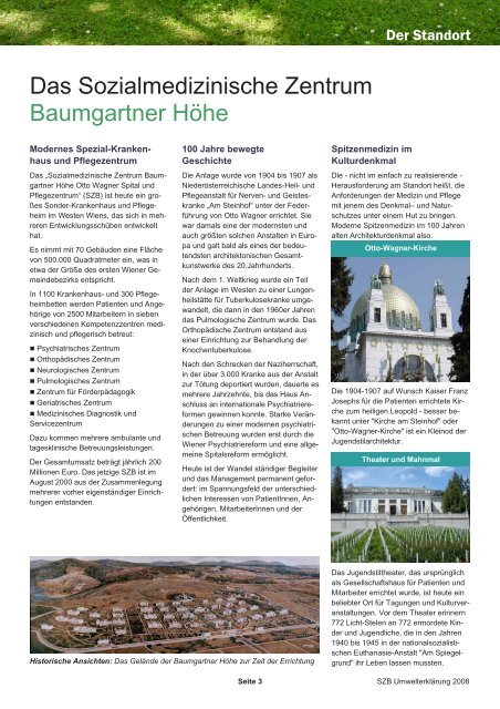 Sozialmedizinisches Zentrum Baumgartner HÃ¶he - Das nachhaltige ...