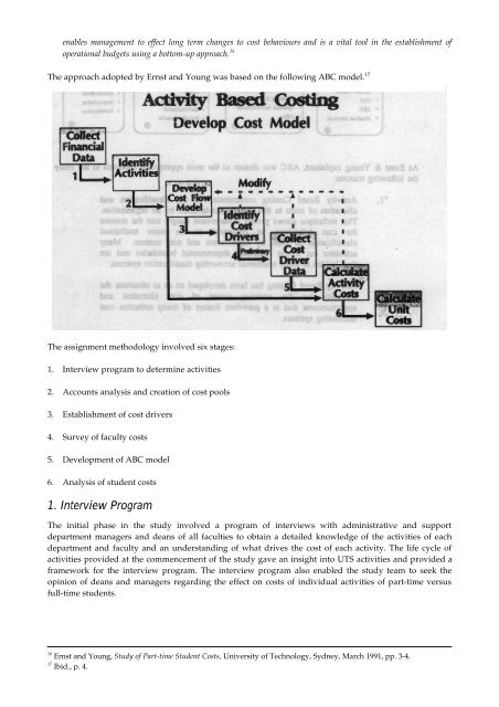 Study of student costs using activity based costing methodology - aair