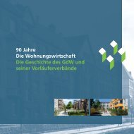 90 Jahre Die Wohnungswirtschaft