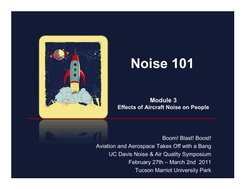 Noise 101, Module 3 - HMMH