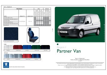 Partner Van - Peugeot