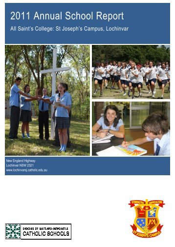 2011 Annual School Report - Catholic Schools Office Maitland ...