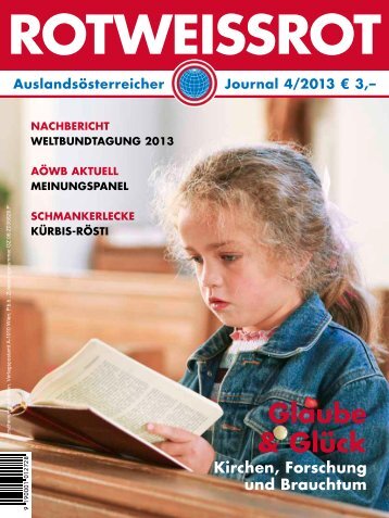 ROTWEISSROT Ausgabe IV/2013 - Auslandsösterreicher-Weltbund