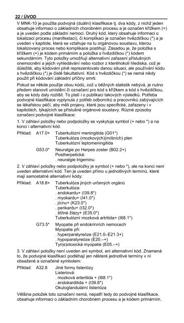 MKN-10 TabelÃ¡rnÃ­ ÄÃ¡st - ÃZIS ÄR