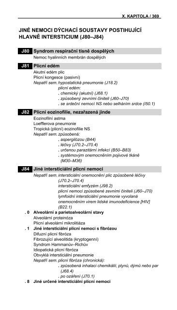 MKN-10 TabelÃ¡rnÃ­ ÄÃ¡st - ÃZIS ÄR