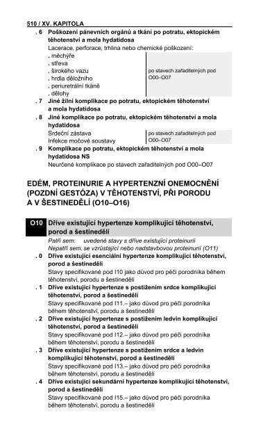 MKN-10 TabelÃ¡rnÃ­ ÄÃ¡st - ÃZIS ÄR