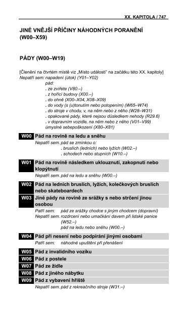 MKN-10 TabelÃ¡rnÃ­ ÄÃ¡st - ÃZIS ÄR