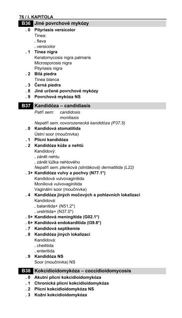 MKN-10 TabelÃ¡rnÃ­ ÄÃ¡st - ÃZIS ÄR