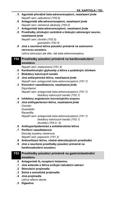 MKN-10 TabelÃ¡rnÃ­ ÄÃ¡st - ÃZIS ÄR