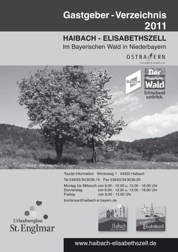 Gastgeber - Verzeichnis - Haibach-Elisabethszell