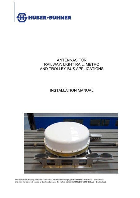Antennas + Coaxial Cables for Railway, Light Rail ... - Composites