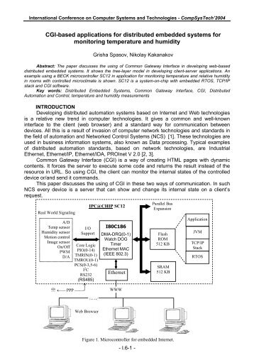 CGI-based applications for distributed embedded systems for ...