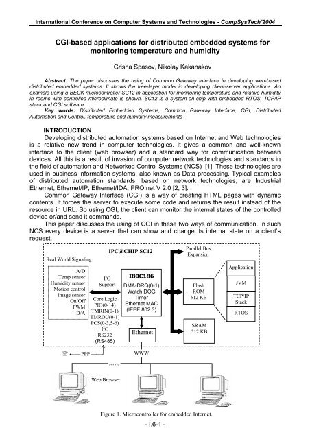 CGI-based applications for distributed embedded systems for ...