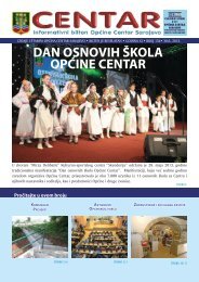 DAN OSNOVIH Å KOLA OPÄINE CENTAR - OpÄina Centar