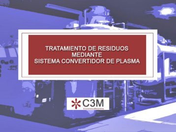 tratamiento de residuos mediante sistema convertidor de plasma