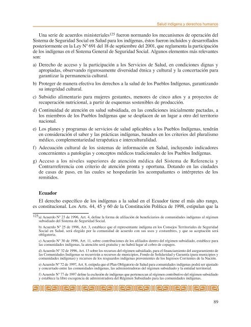 Salud indÃ­gena y derechos humanos. Manual de contenidos - IIDH