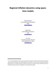 Regional inflation dynamics using space- time models