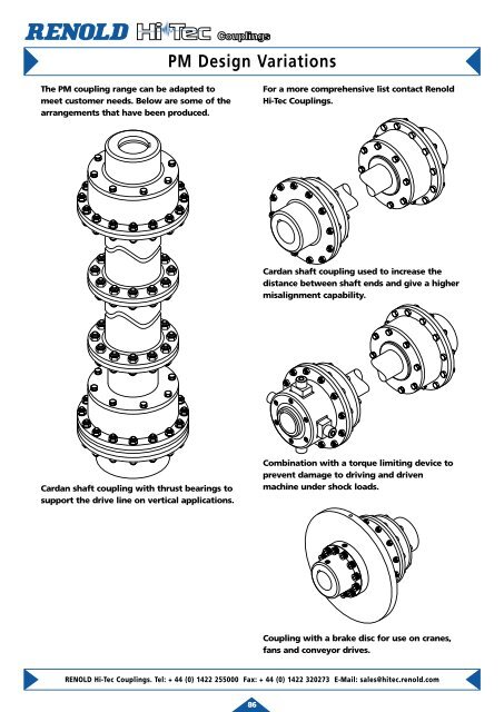 Renold Clutches & Couplings - casa sueca s.a.