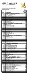 LEGO pricelist 2012.pdf - Trophy Robotics