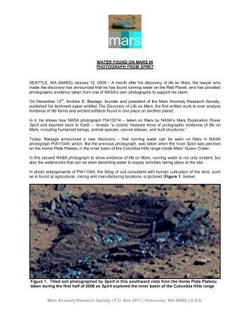 Mars Anomaly Research Society | P.O. Box 2311 ... - Exopolitics.com