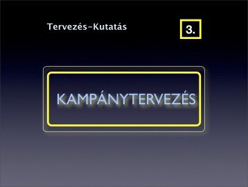 3. Kampánytervezés - Sas István.hu