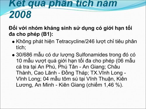 sử dụng kháng sinh trong chăn nuôi thú y ở việt nam