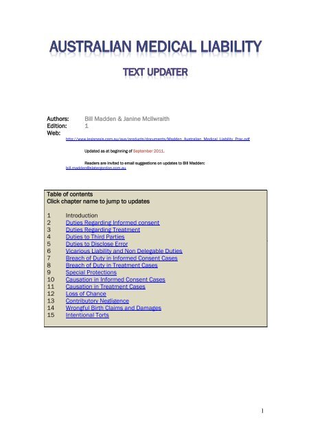 Torts: Cases and Commentary - LexisNexis