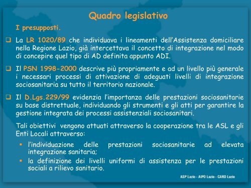 Assistenza Domiciliare - Agenzia di SanitÃ  Pubblica della Regione ...