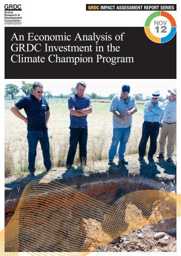 An Economic Analysis of GRDC Investment in the Climate ...