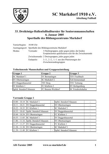 Spielplan zum Ausdrucken im PDF-Format - SC Markdorf 1910 eV