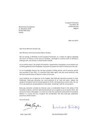 Letter to Polish Ministers in support of the ... - Keith Taylor MEP