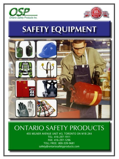 download entire catalogue - ontario safety products