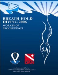 BREATH-HOLD DIVING Workshop Proceedings - Divers Alert Network